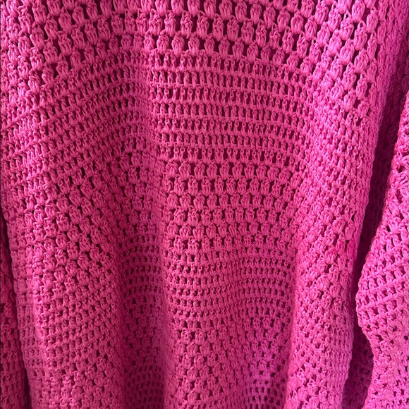 Show Me Your MuMu Pink Knit Swim Coverup - Picture 7 of 16